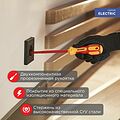 REXANT 12-4715 Отвертка крестовая диэлектрическая PH0х75мм, до 1000В, двухкомпонентная рукоятка REXANT