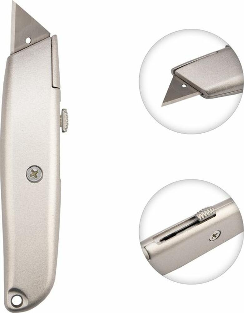 REXANT 12-4907 Нож с трапециевидным выдвижным лезвием REXANT 