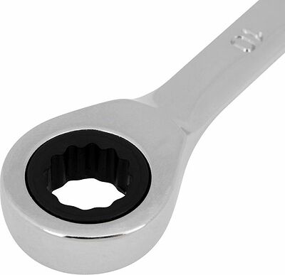REXANT 12-5805-1 Ключ комбинированный трещоточный 10мм, CrV, зеркальный хром REXANT 
