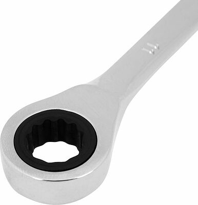 REXANT 12-5806-1 Ключ комбинированный трещоточный 11мм, CrV, зеркальный хром REXANT 