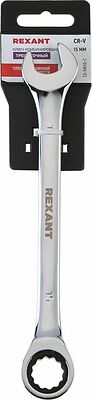 REXANT 12-5810-1 Ключ комбинированный трещоточный 15мм, CrV, зеркальный хром REXANT 