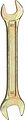 REXANT 12-5824-2 Ключ рожковый 10х11мм, желтый цинк REXANT 