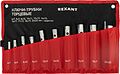 REXANT 12-5872-2 Набор ключей-трубок торцевых 6х22мм, вороток, оцинкованные, 10 шт REXANT