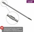 REXANT 12-6424 Отвертка шлицевая SL4х100мм, двухкомпонентная рукоятка REXANT