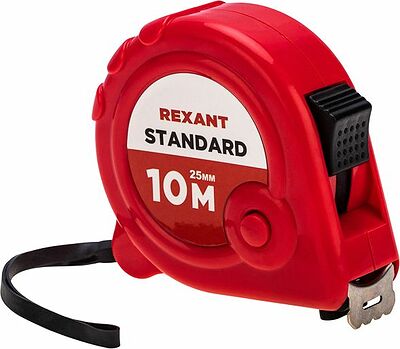 REXANT 12-9003 Рулетка измерительная Стандарт, 10м х 25мм REXANT
