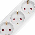 REXANT 13-4017 Удлинитель STANDARD 3 гнезда, 5м, 3х1,0мм², с/з, с выключателем, 2 USB, белый REXANT