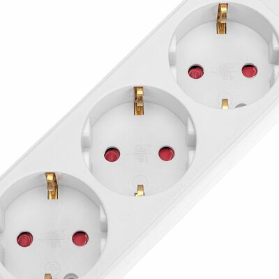 REXANT 13-4017 Удлинитель STANDARD 3 гнезда, 5м, 3х1,0мм², с/з, с выключателем, 2 USB, белый REXANT