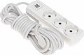 REXANT 13-4111 Удлинитель PREMIUM 3 гнезда, 5м, 3х1,5мм², с/з, 2 USB, белый REXANT