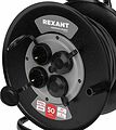 REXANT 13-5013 Удлинитель силовой КГ на катушке 4 гнезда, с/з, 50м, 3х1,5мм², IP44 c защитными крышками, металлическая катушка REXANT REXANT 13-5013 Удлинитель силовой КГ на катушке 4 гнезда, с/з, 50м, 3х1,5мм², IP44 c защитными крышками, металлическая катушка REXANT