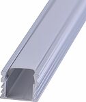 REXANT 146-401-1 Комплект накладного алюминиевого профиля с рассеивателем, 16х12мм, 1м, REXANT