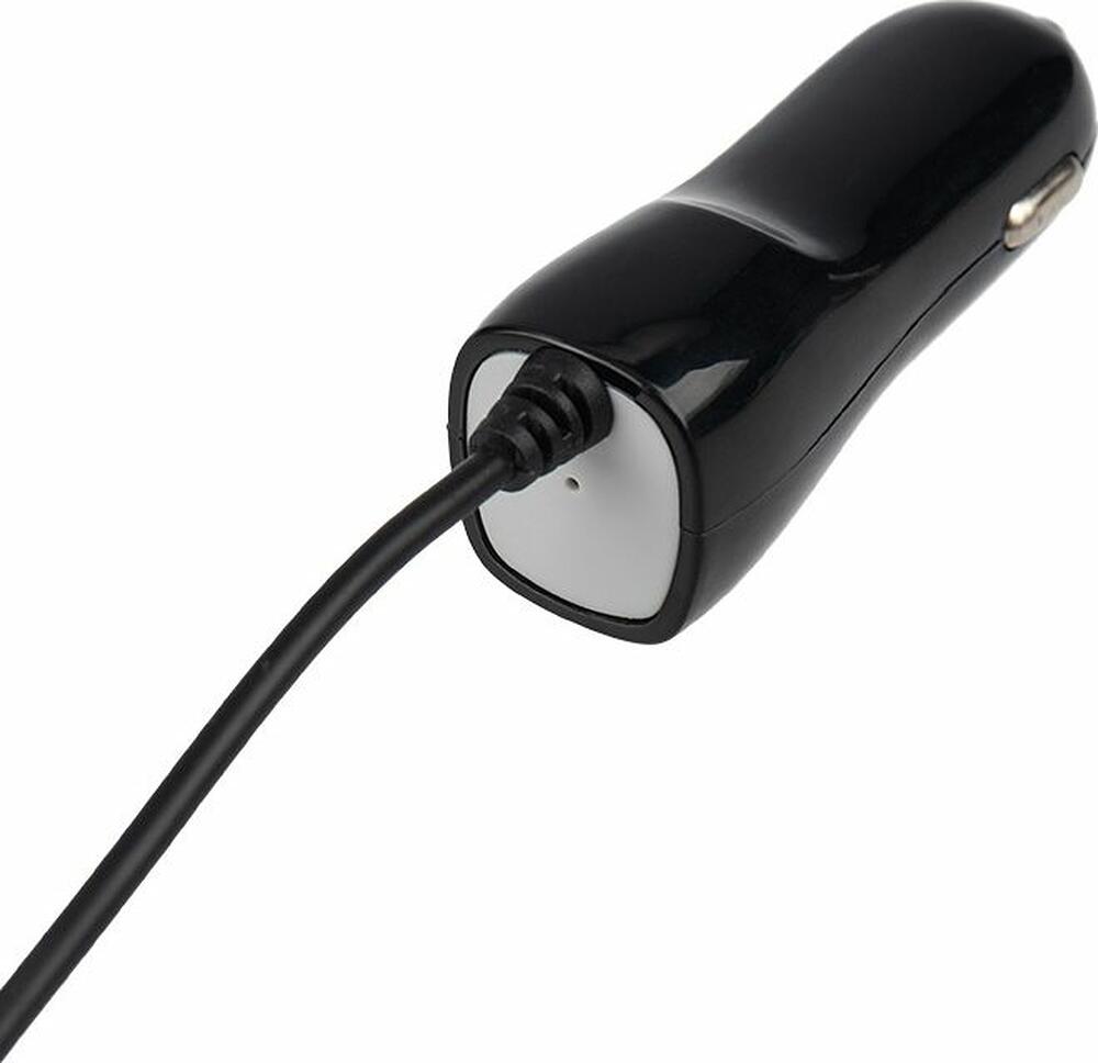 REXANT 16-0250 Автозарядка в прикуриватель microUSB (АЗУ) (5 V, 1000 mA) шнур прямой 1.2 м черная REXANT