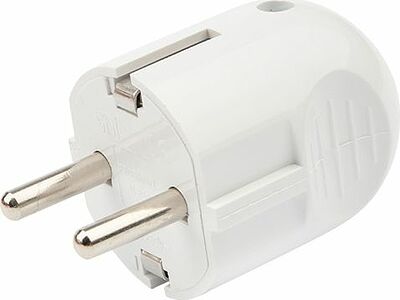 REXANT 16-0732 Вилка Евро прямая с з/к 16А белая REXANT
