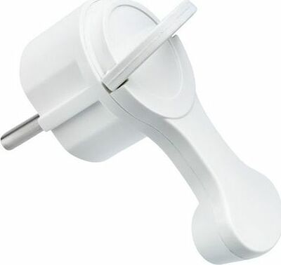 REXANT 16-0734 Вилка Евро угловая с з/к 16 А плоская за шкаф белая REXANT
