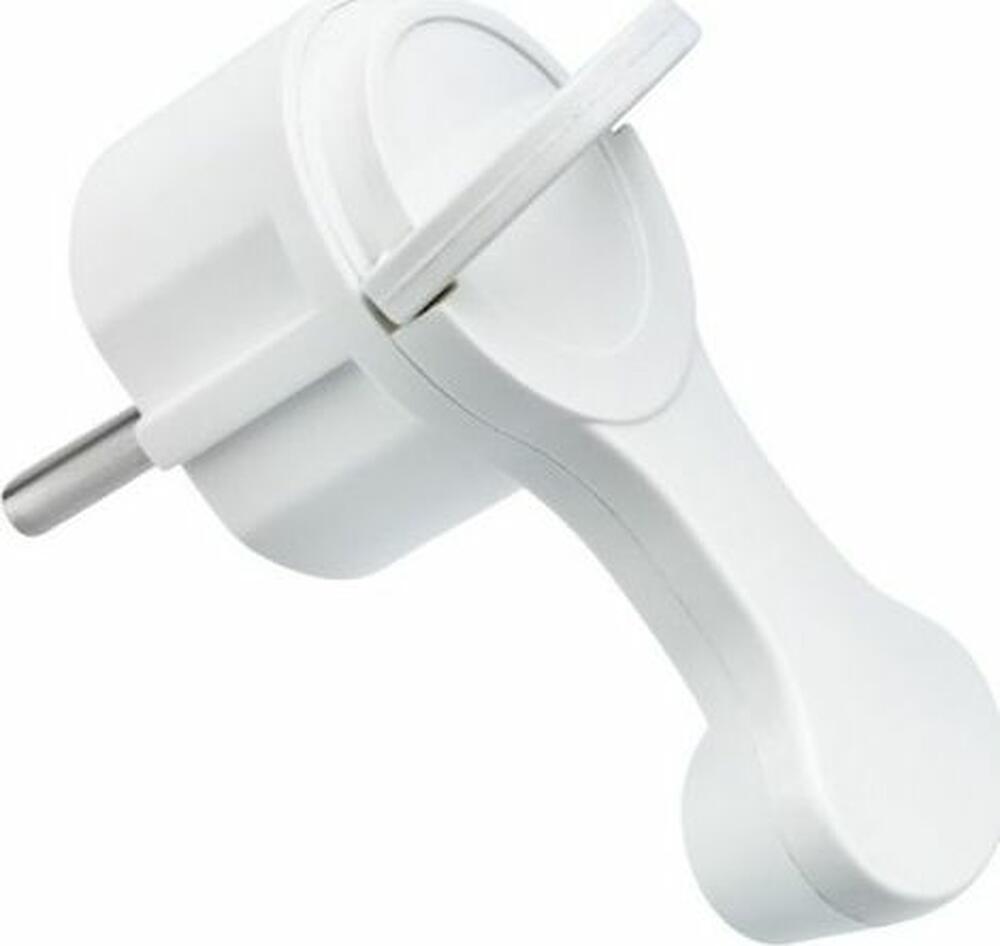 REXANT 16-0734 Вилка Евро угловая с з/к 16 А плоская за шкаф белая REXANT