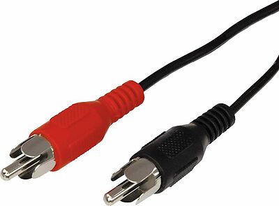 REXANT 17-0103 Шнур 2 RCA - 2 RCA, 1,5м, черный REXANT