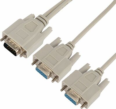 REXANT 17-6834 Переходник штекер VGA - 2 гнезда VGA, провод REXANT