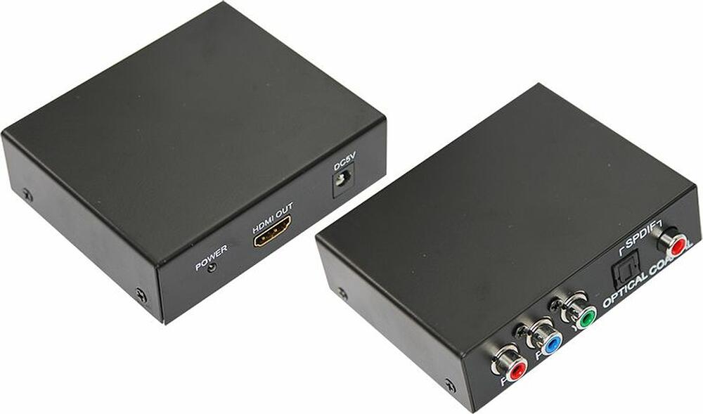 REXANT 17-6904 Конвертер YPbPr + SPDIF / Toslink на HDMI, металл REXANT