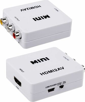REXANT 17-6931 Конвертер HDMI на 3 RCA, пластик, белый REXANT