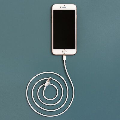REXANT 18-0000 Кабель USB-A – Lightning, 2,4А, 1м, ПВХ, белый, оригинал (чип MFI) REXANT