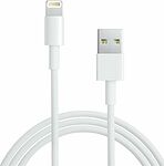 REXANT 18-1121 Кабель USB-A – Lightning, 2,4А, 1м, ПВХ, белый, REXANT