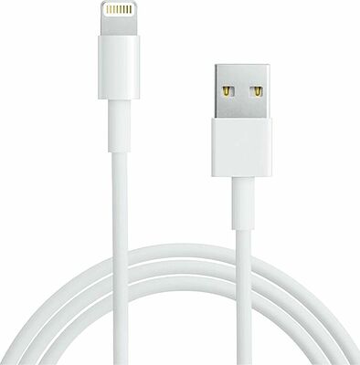 REXANT 18-1121 Кабель USB-A – Lightning, 2,4А, 1м, ПВХ, белый, REXANT