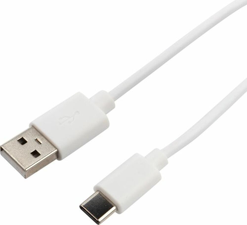 REXANT 18-1895 Кабель USB-A – Type-C, 3 А, 1м, ПВХ, белый REXANT