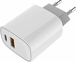 REXANT 18-2207 Сетевое зарядное устройство с двумя портами USB-A + USB-C, 20Вт REXANT