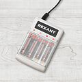 REXANT 18-2209-4 Устройство зарядное PC-05 для Ni-MH аккумуляторов типа АА/ААА REXANT