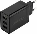 REXANT 18-2215 Сетевое зарядное устройство-переходник REXANT 3xUSB адаптер, 30W черное