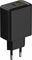 REXANT 18-2219 Сетевое зарядное устройство с портами USB-A и USB-C, 30Вт, черное REXANT