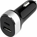REXANT 18-2226 Автозарядка в прикуриватель REXANT АЗУ USB-A+USB-C, 3.1 A черная