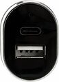 REXANT 18-2226 Автозарядка в прикуриватель REXANT АЗУ USB-A+USB-C, 3.1 A черная