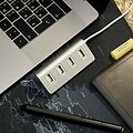 REXANT 18-4106 Разветвитель REXANT 4 USB-port серебристый