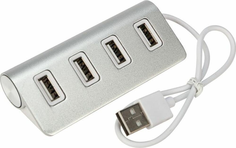 REXANT 18-4106 Разветвитель REXANT 4 USB-port серебристый