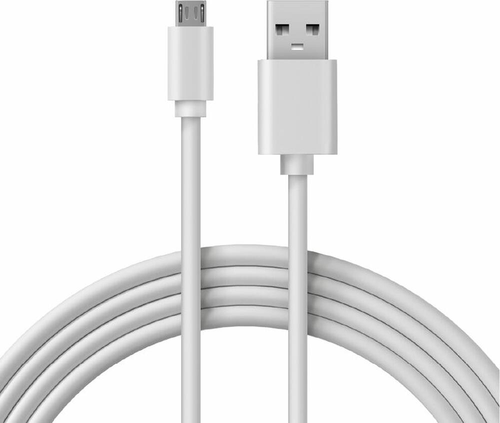 REXANT Кабель передачи данных REXANT microUSB длинный штекер 1М белый (18-4269)