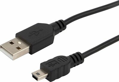 REXANT 18-4402 Кабель USB-A – mini USB, 1А, 1м, ПВХ, черный REXANT