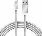 REXANT 18-7051 Кабель USB-A – Lightning, 2,4А, 1м, в серебристой нейлоновой оплетке REXANT
