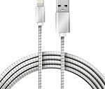 REXANT 18-7057 Кабель USB-A – Lightning, 2A, 1м, в матовой стальной оплетке REXANT