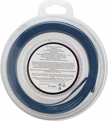 REXANT 29-0045 Трубка термоусаживаемая ТУТ нг 8,0/4,0мм, синяя, ролик 2,44м REXANT