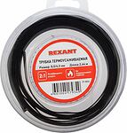 REXANT 29-0046 Трубка термоусаживаемая ТУТ нг 8,0/4,0мм, черная, ролик 2,44м REXANT