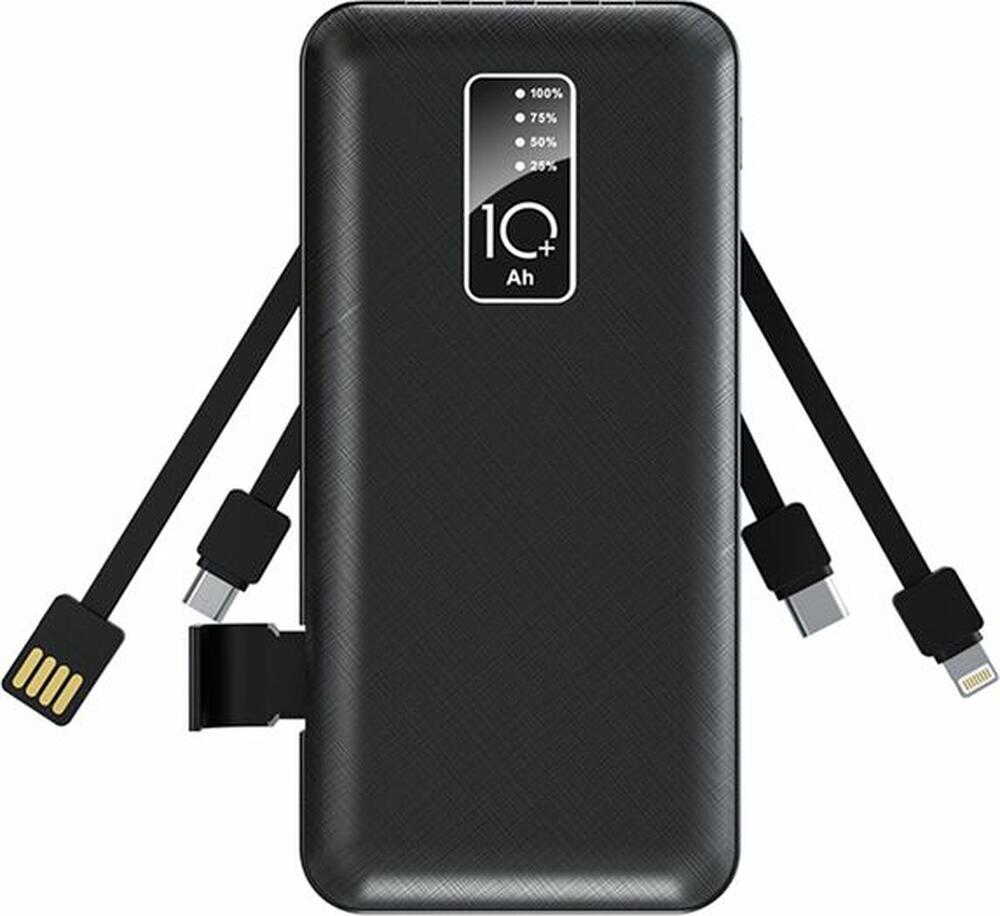 REXANT 30-2038 Портативное зарядное устройство Power Bank (аккумуляторная батарея) 10000 mAh, черное REXANT