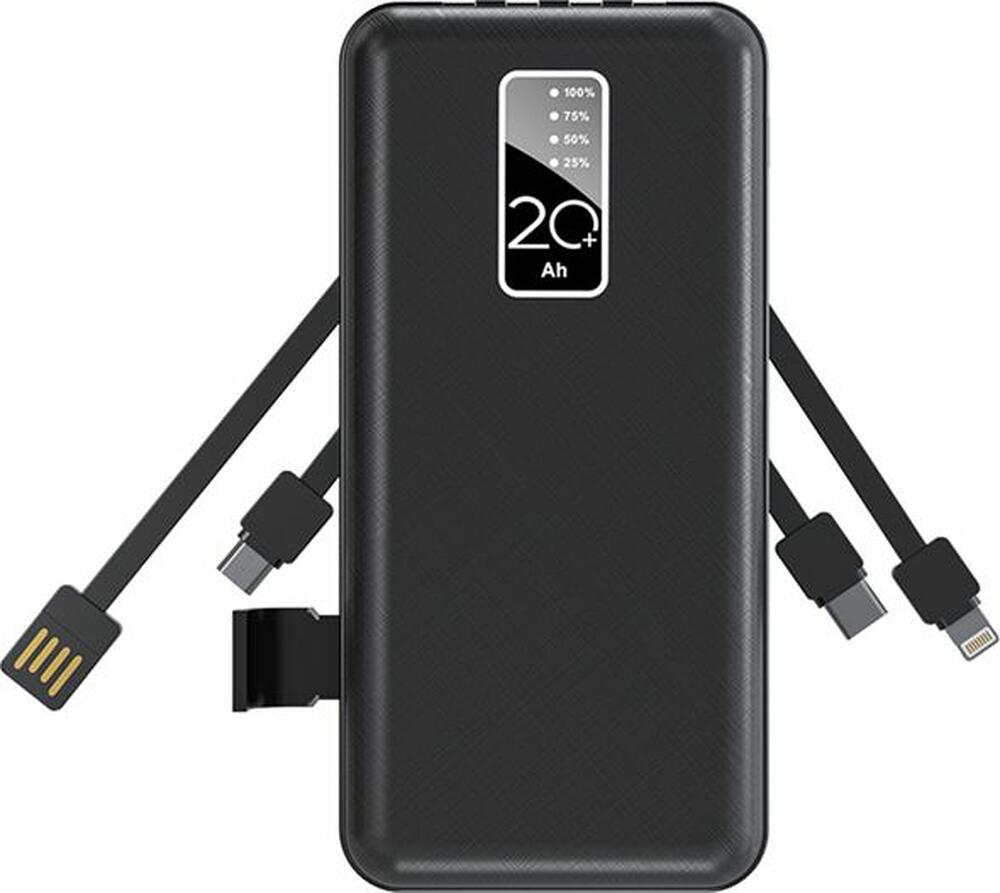 REXANT 30-2039 Портативное зарядное устройство Power Bank (аккумуляторная батарея) 20000 mAh, черное REXANT