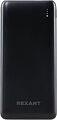 REXANT 30-2051 Портативное зарядное устройство Power Bank (аккумуляторная батарея) 10000 mAh с Quick Charge и Power Delivery, черное REXANT REXANT 30-2051 Портативное зарядное устройство Power Bank (аккумуляторная батарея) 10000 mAh с Quick Charge и Power Delivery, черное REXANT