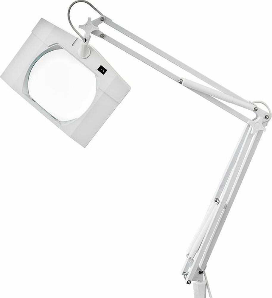 REXANT 31-0101 Лупа на струбцине квадратная 3D с подсветкой, 150х180мм, белая REXANT