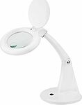 REXANT 31-0243 Лупа настольная 3D+12D с подсветкой 40 SMD LED, ø100мм, белая REXANT
