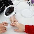 REXANT 31-0247 Лупа настольная 3D с подсветкой 30 SMD LED, подставка+прищепка, ø95мм, белая REXANT REXANT 31-0247 Лупа настольная 3D с подсветкой 30 SMD LED, подставка+прищепка, ø95мм, белая REXANT