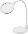 REXANT 31-0247 Лупа настольная 3D с подсветкой 30 SMD LED, подставка+прищепка, ø95мм, белая REXANT REXANT 31-0247 Лупа настольная 3D с подсветкой 30 SMD LED, подставка+прищепка, ø95мм, белая REXANT