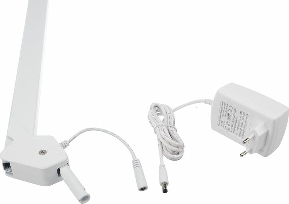 REXANT 31-0410 Лампа настольная бестеневая, струбцина, ECO light, 324 SMD LED, диммер, теплый/холодный свет, белая REXANT