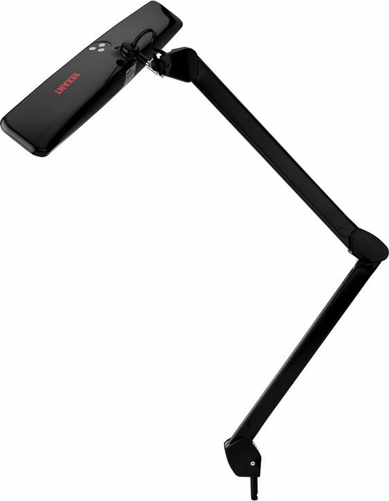 REXANT 31-0411 Лампа настольная бестеневая, струбцина, ECO light, 84 SMD LED, сенсорный диммер, черная REXANT