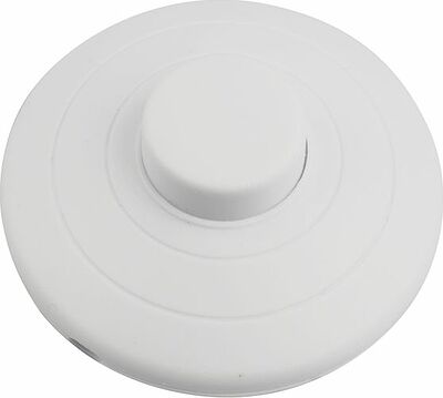 REXANT 36-3015 Выключатель-кнопка 250V 2А ON-OFF белый (напольный - для лампы) REXANT
